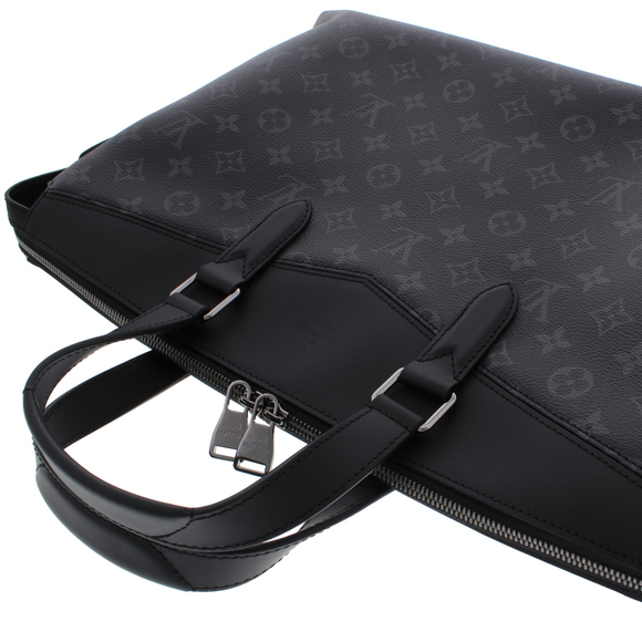 Louis Vuitton Monogram Eclipse Briefcase Explorer Black - Picture 4 of 7